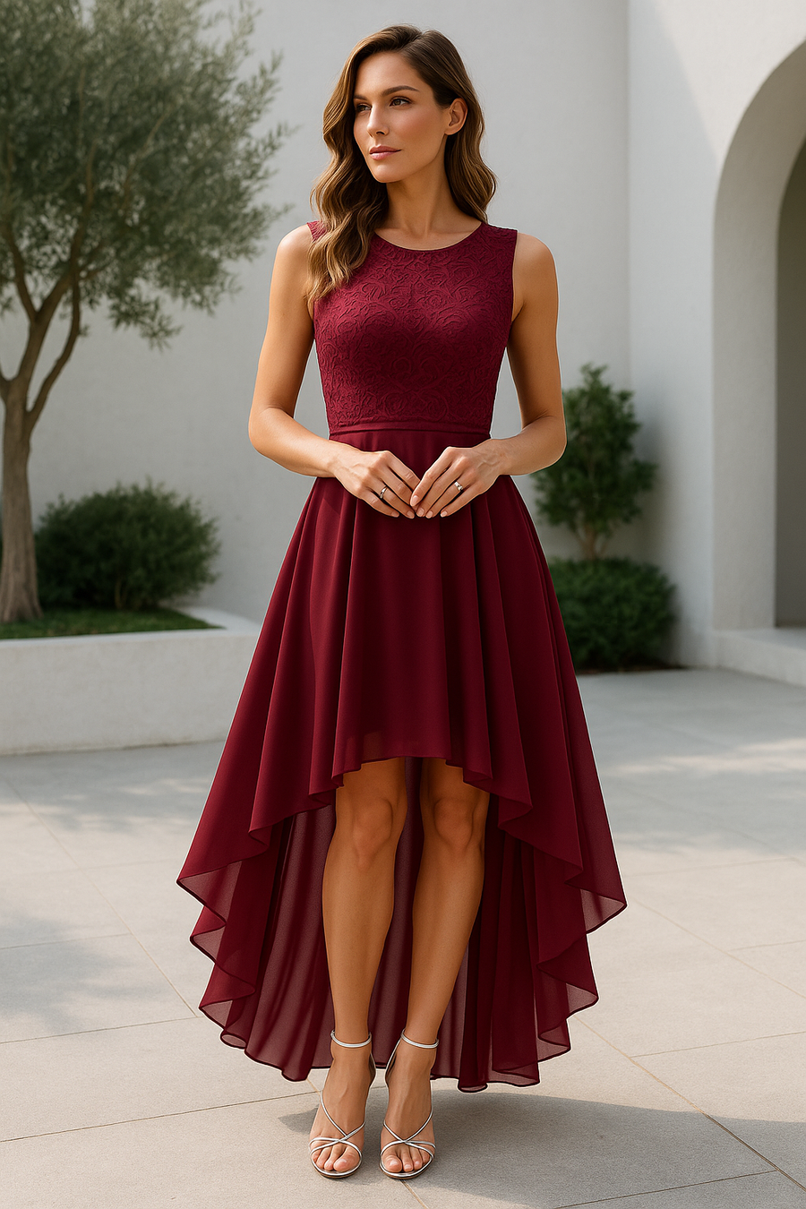 Alexis | Women Wedding Guest High Low Dress