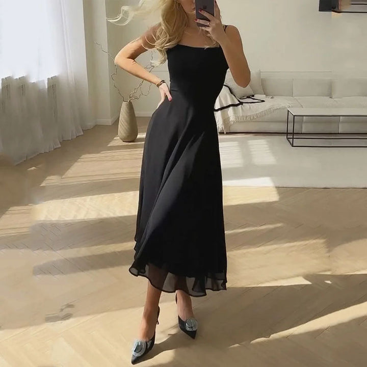 Blair | Women Wedding Guest Square Midi Dress