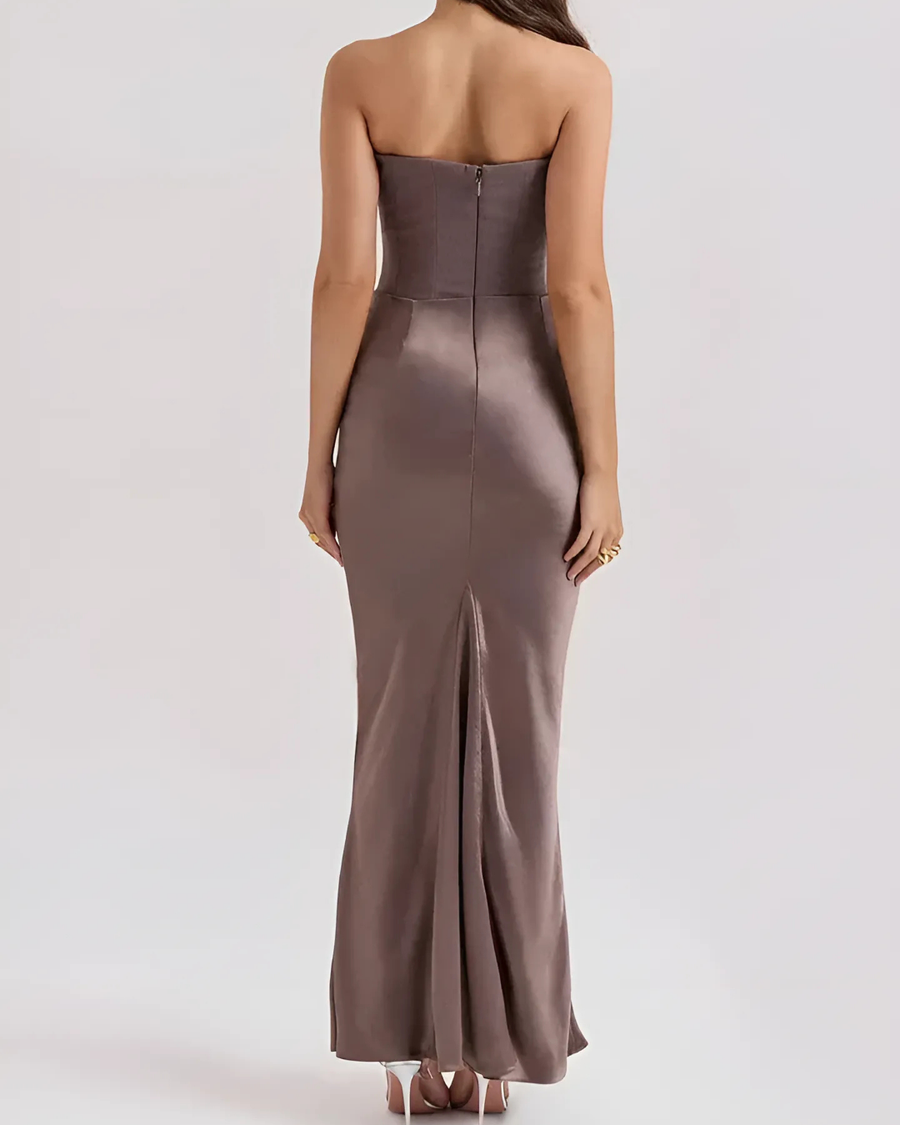 Brooklyn | Women Wedding Guest Draped Maxi Dress