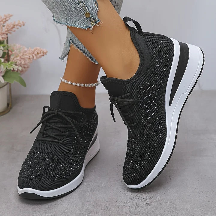 Romee | Orthopedic Sneakers with Sparkling Rhinestones