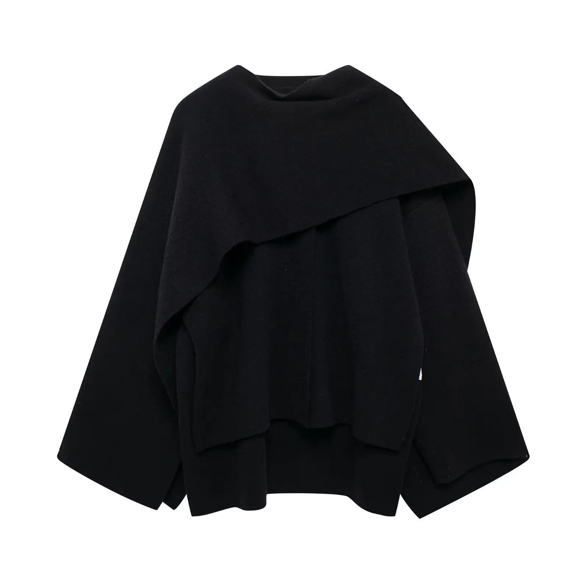 Chloe | Women Elegant Draped Cape Coat