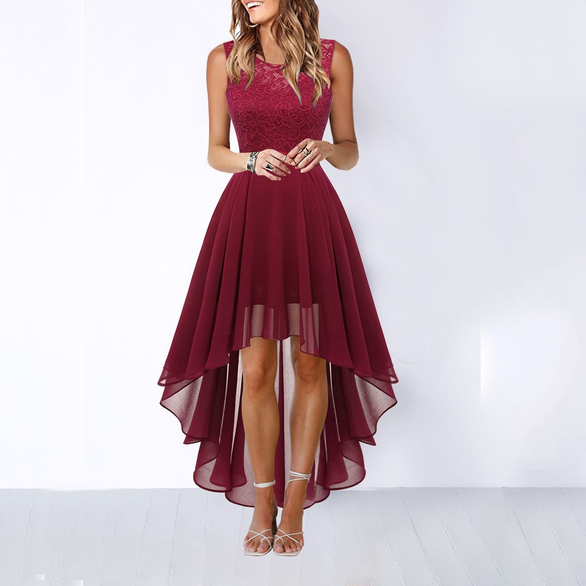 Alexis | Women Wedding Guest High Low Dress