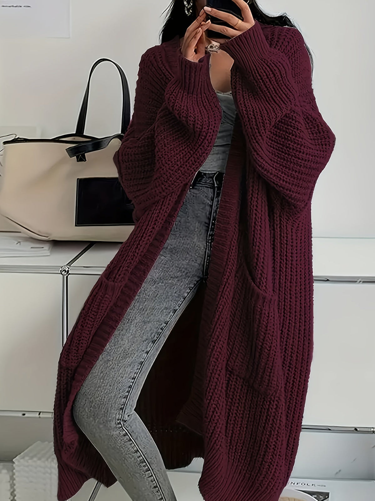 Leda | Cozy Confidence Longline Cardigan
