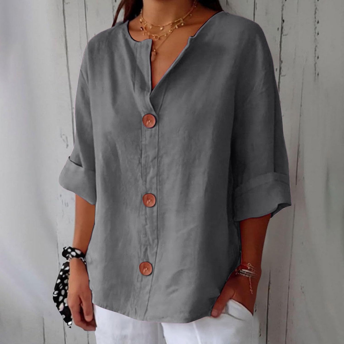 Julia™ | Loose-fitting Elegant Blouse