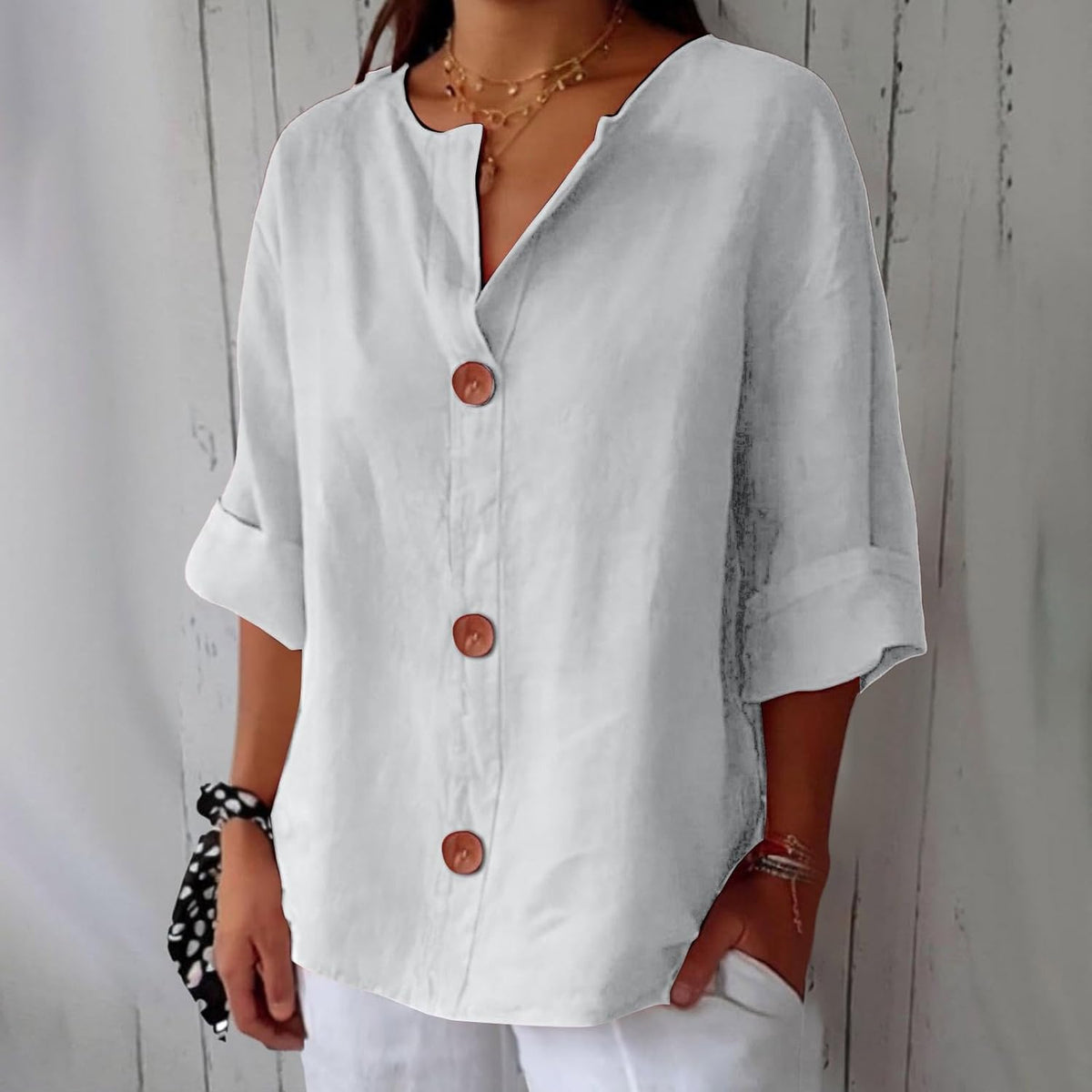 Julia™ | Loose-fitting Elegant Blouse