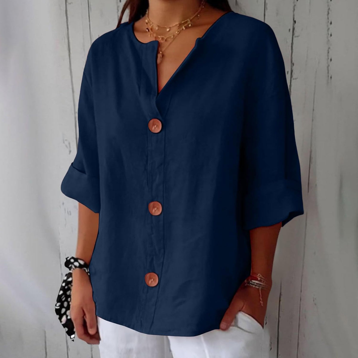 Julia™ | Loose-fitting Elegant Blouse