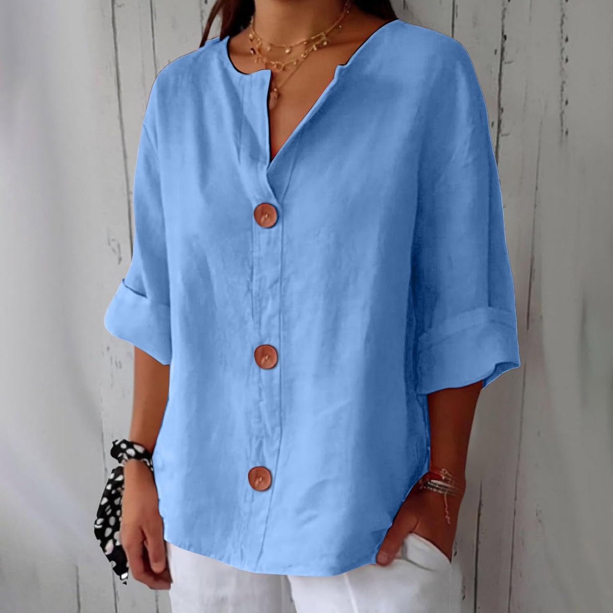 Julia™ | Loose-fitting Elegant Blouse