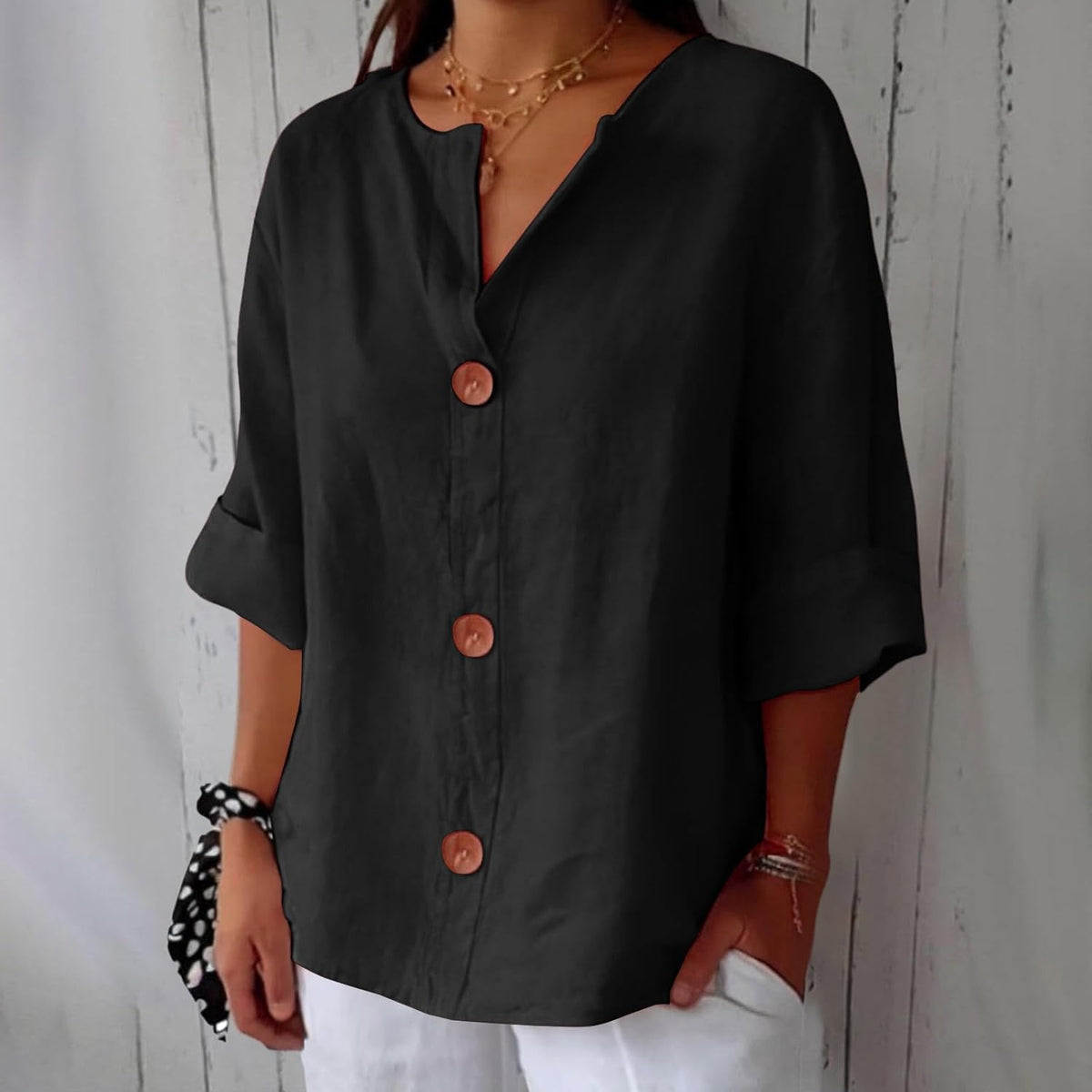 Julia™ | Loose-fitting Elegant Blouse