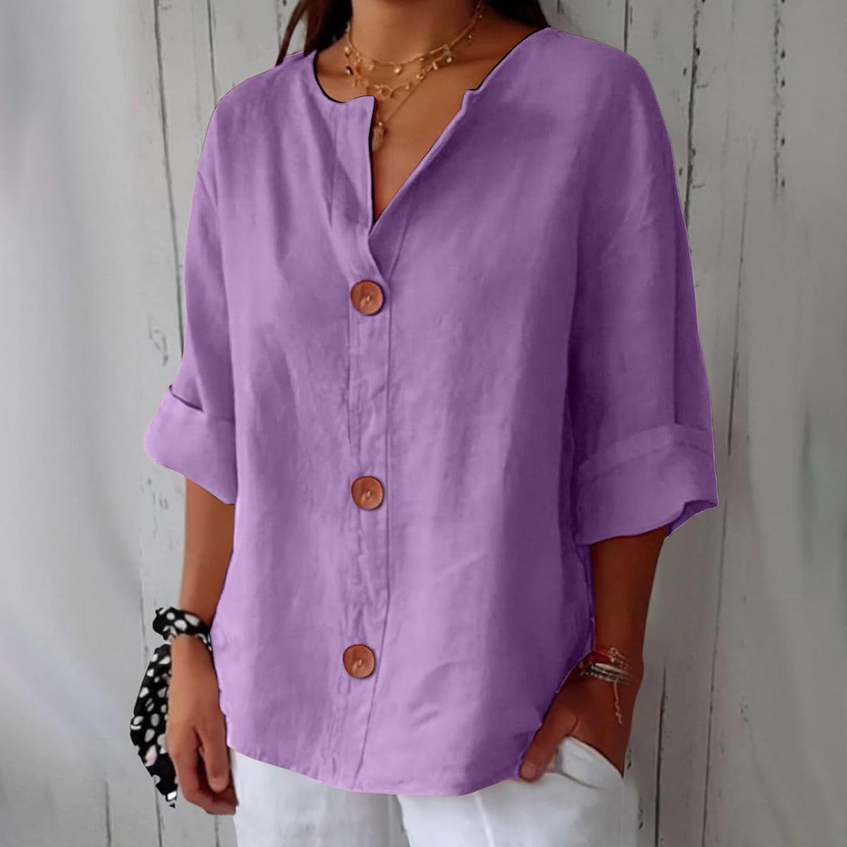 Julia™ | Loose-fitting Elegant Blouse