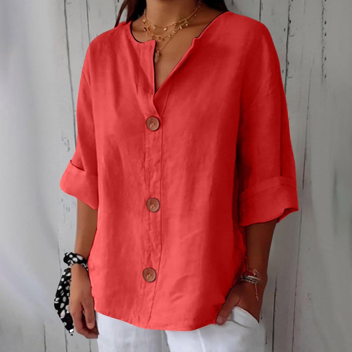 Julia™ | Loose-fitting Elegant Blouse