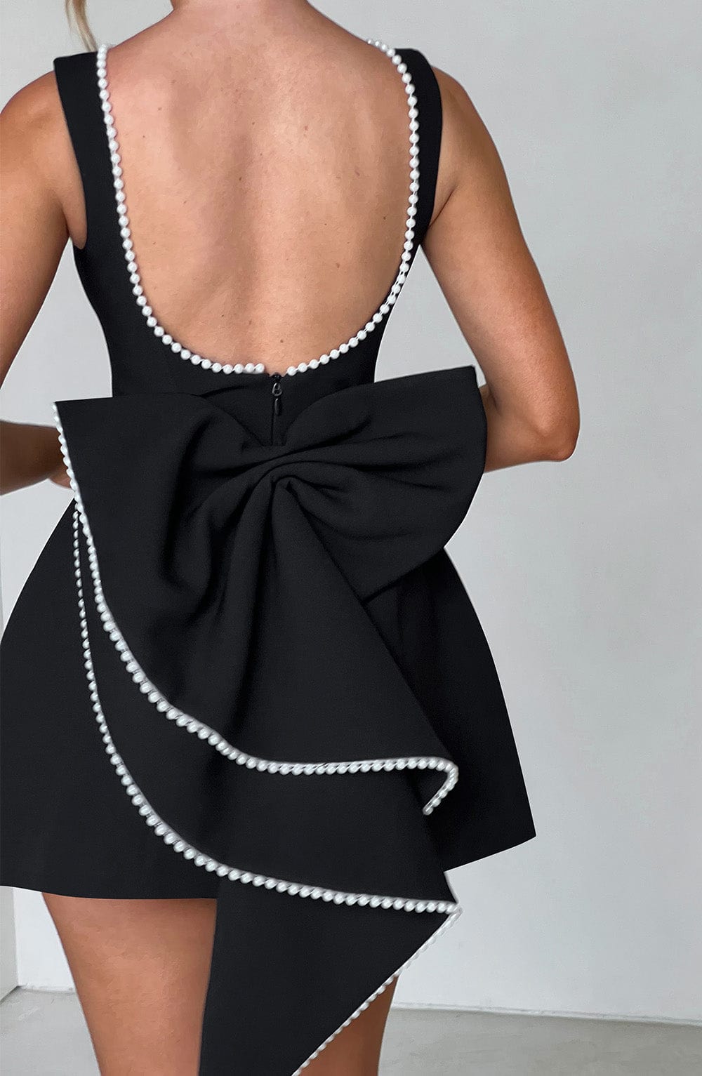 Amber | Women Wedding Guest Structured Mini Dress