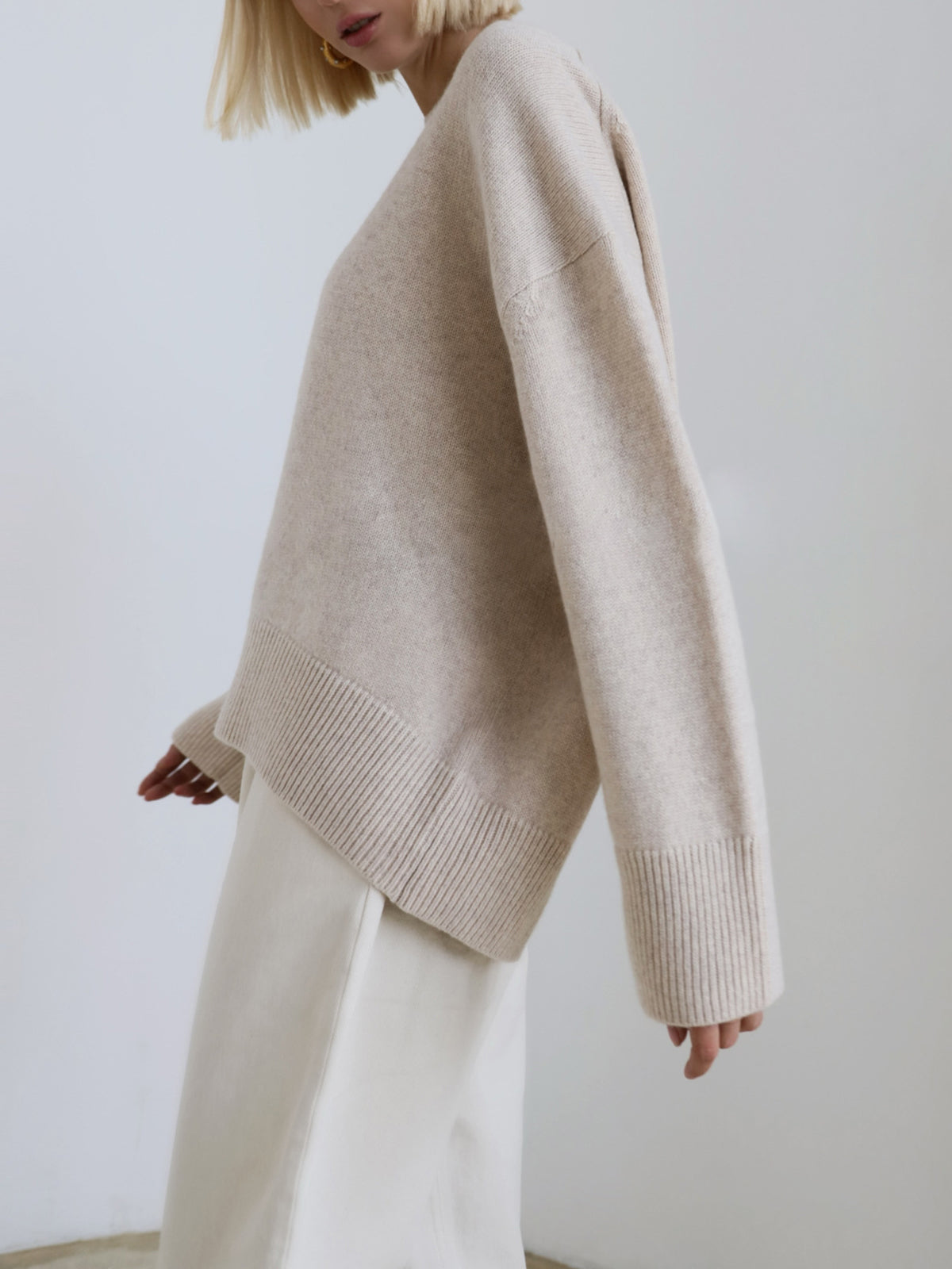 Joanna | Women’s Winter Oversized Knit Pullover Sweater