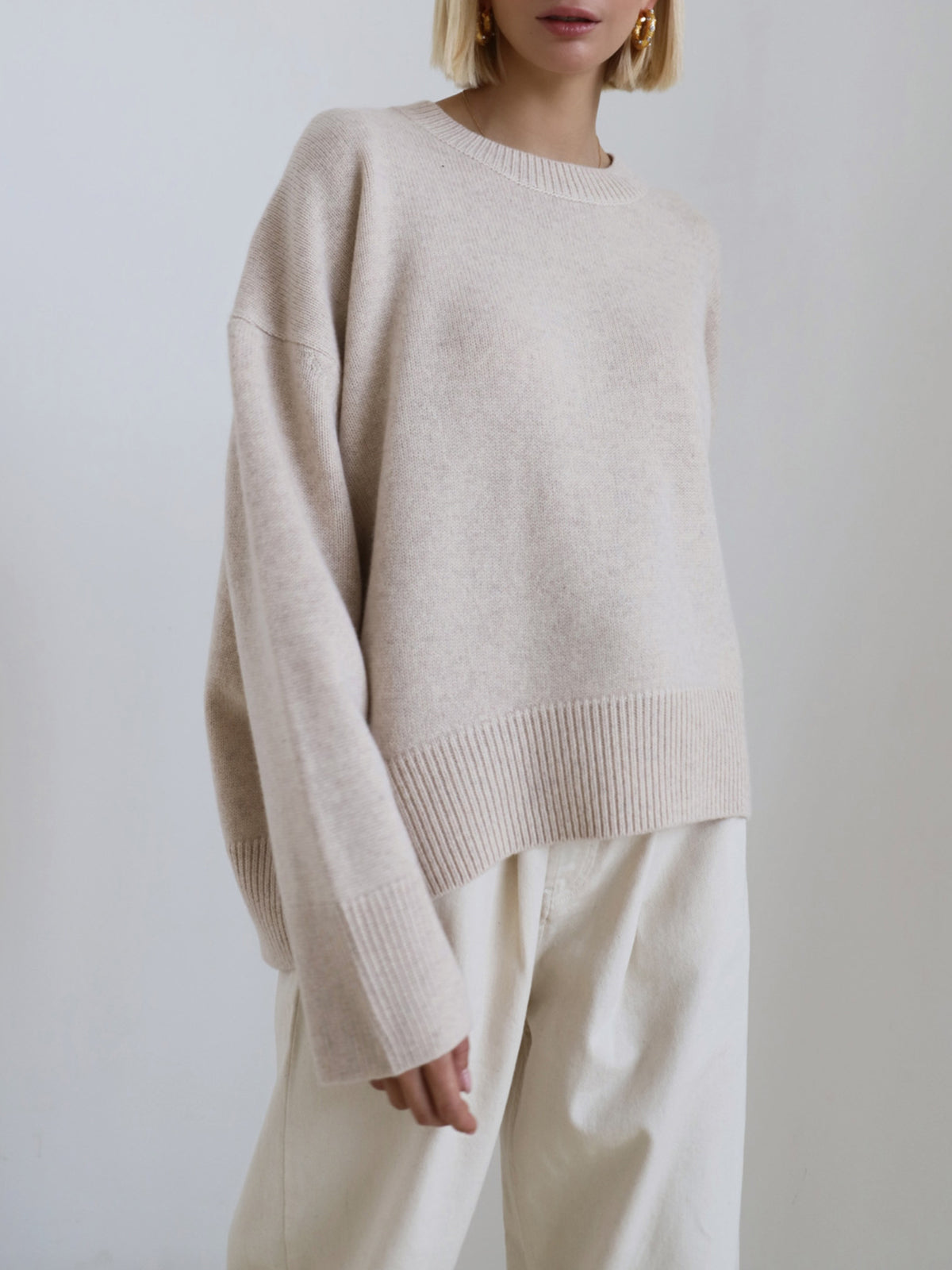 Joanna | Women’s Winter Oversized Knit Pullover Sweater