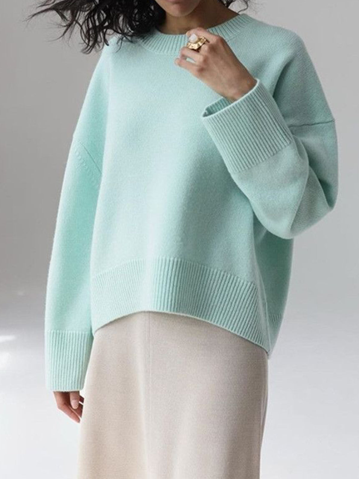 Joanna | Women’s Winter Oversized Knit Pullover Sweater