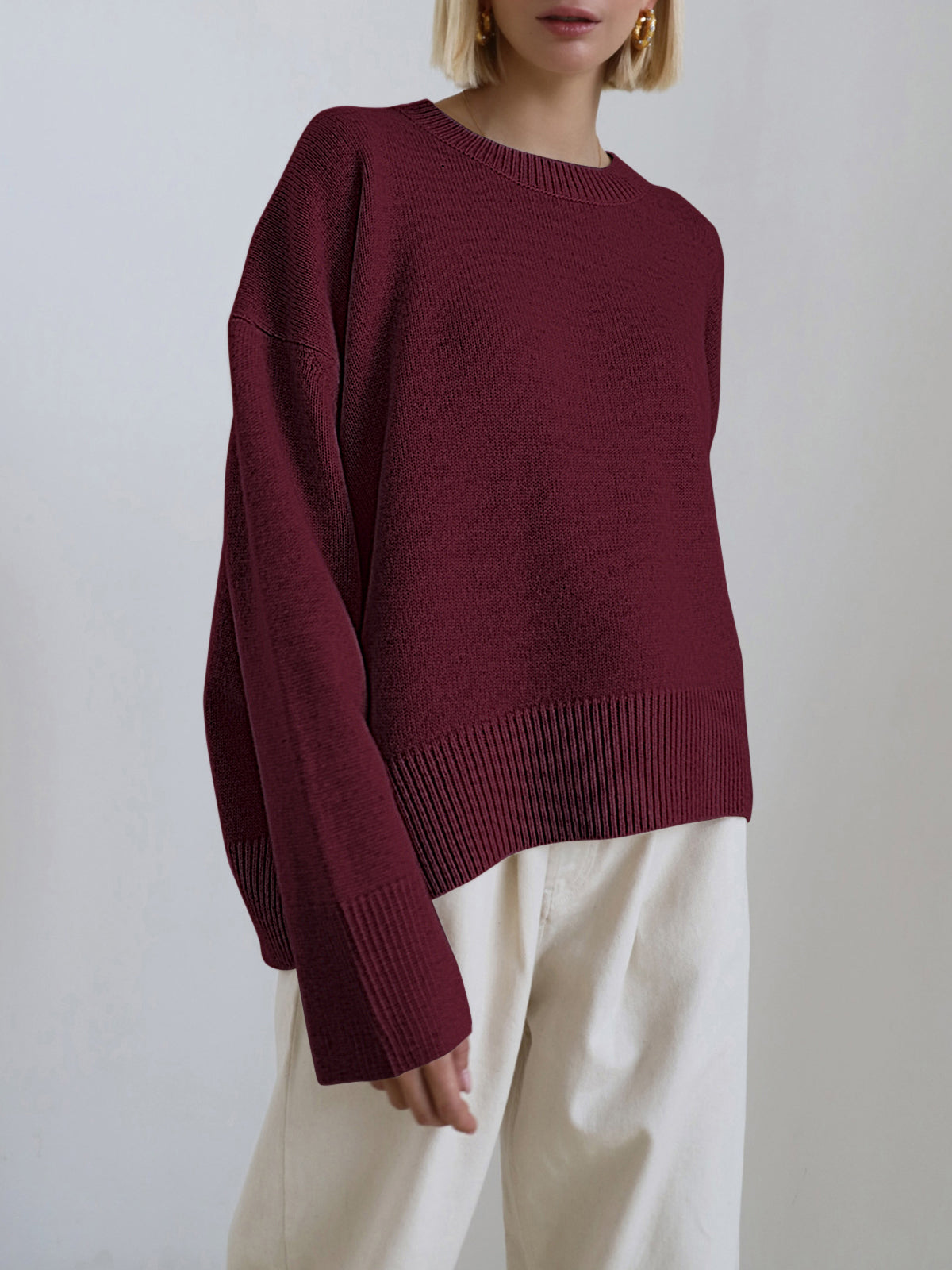 Joanna | Women’s Winter Oversized Knit Pullover Sweater