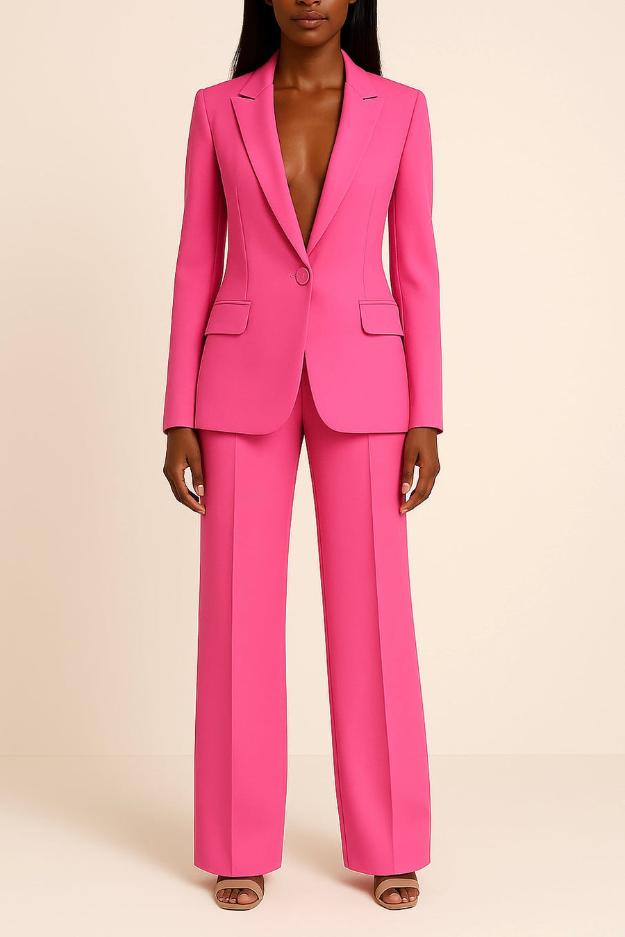 Ella | Chic Formal Suit Set with Tailored Long Blazer for Women