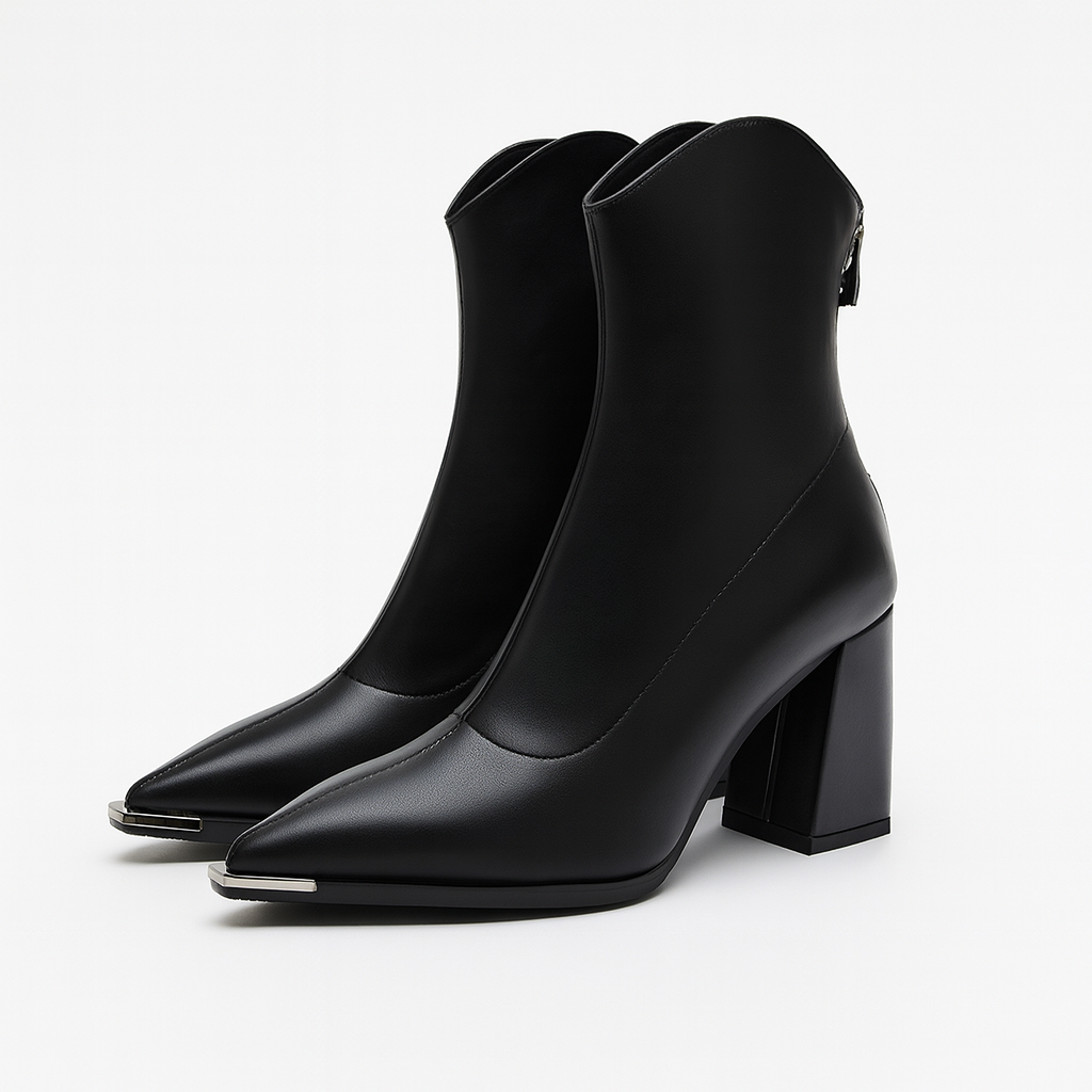Celeste | Chrome Tip Boots