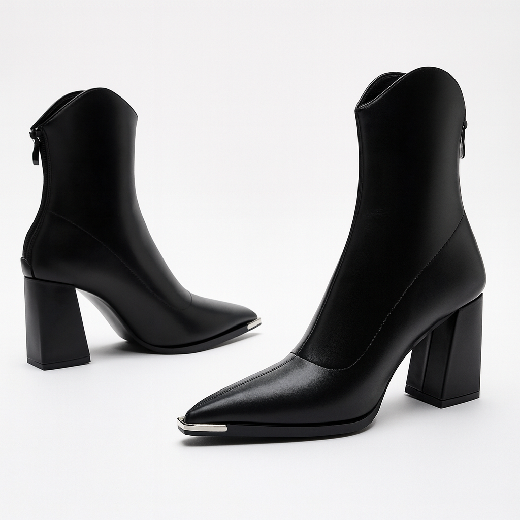 Celeste | Chrome Tip Boots