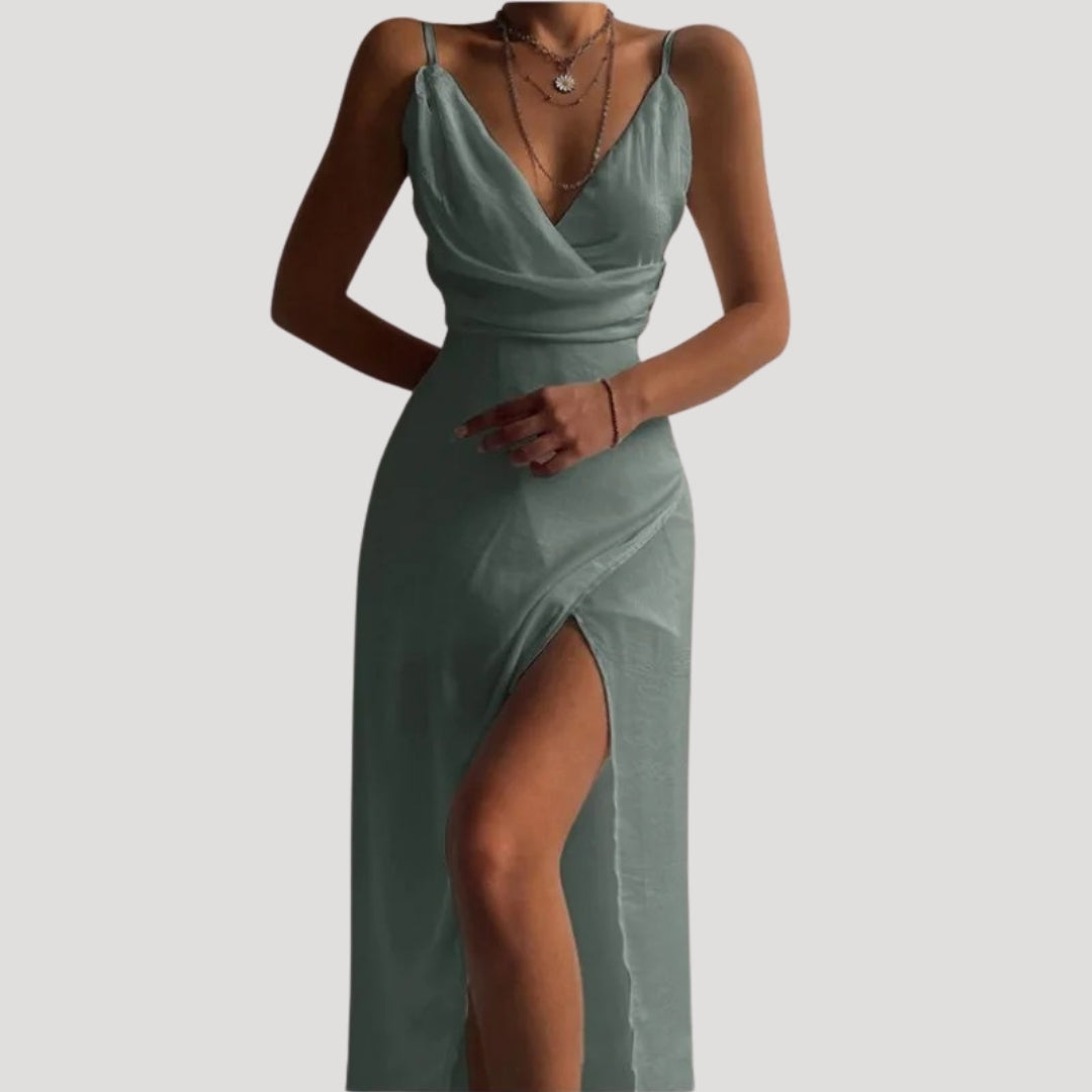 Chloe | Women Wedding Guest Slit Maxi Dress