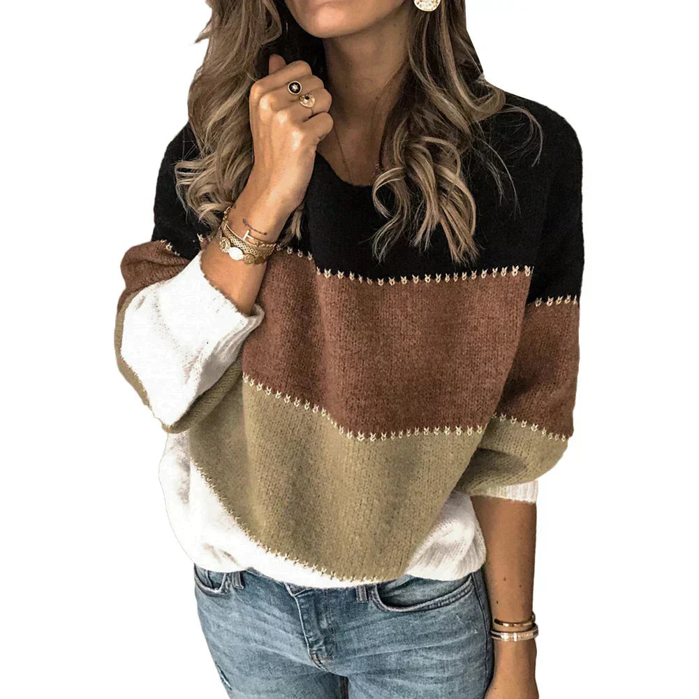 Harper | Women Spring Colorblock Sweater