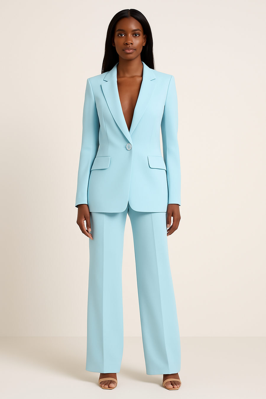 Ella | Chic Formal Suit Set with Tailored Long Blazer for Women