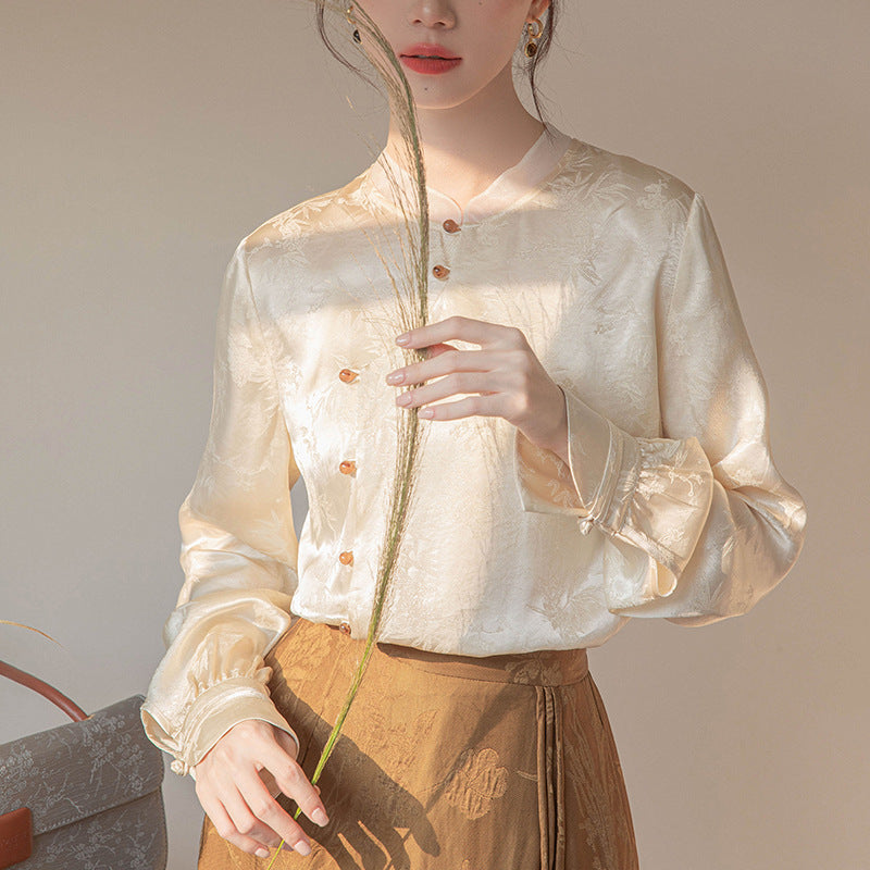 Daiyu Silky Long-Sleeve