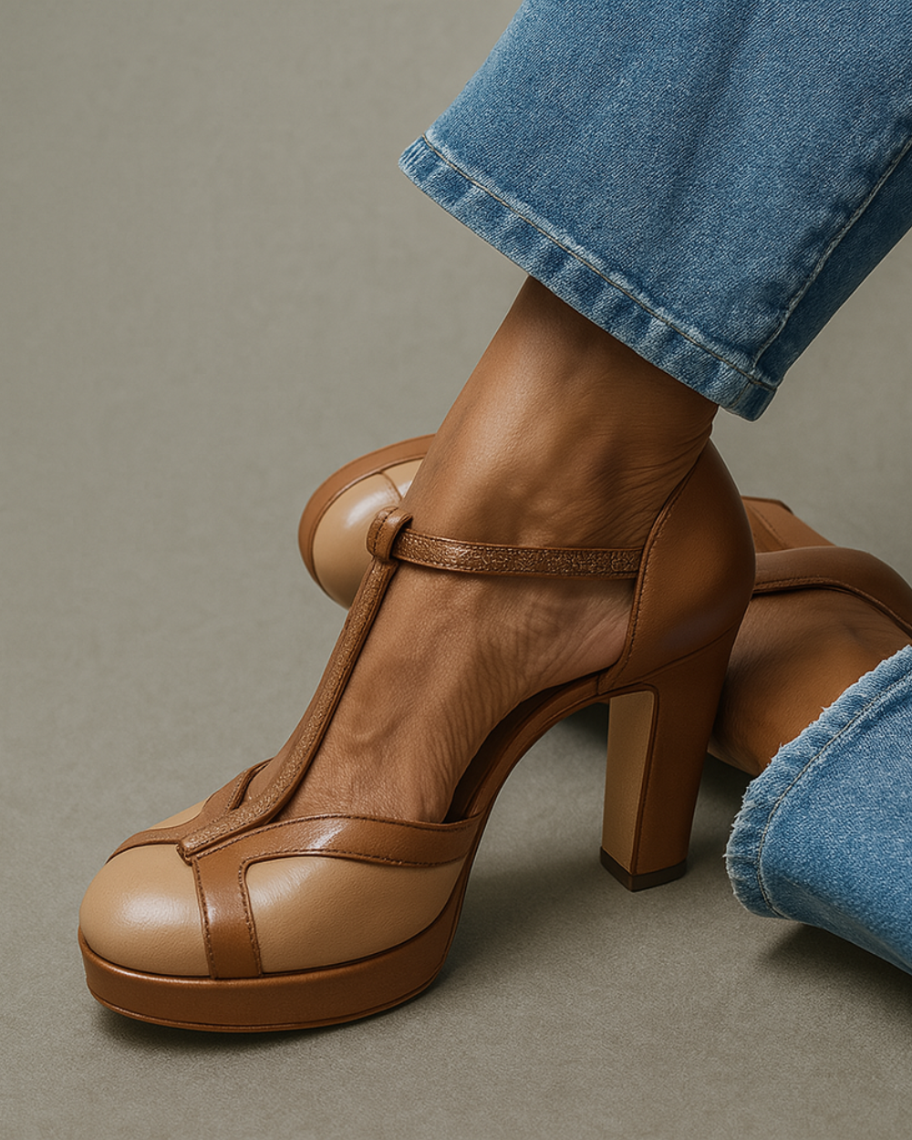 Malvina | T-bar Strap Pumps