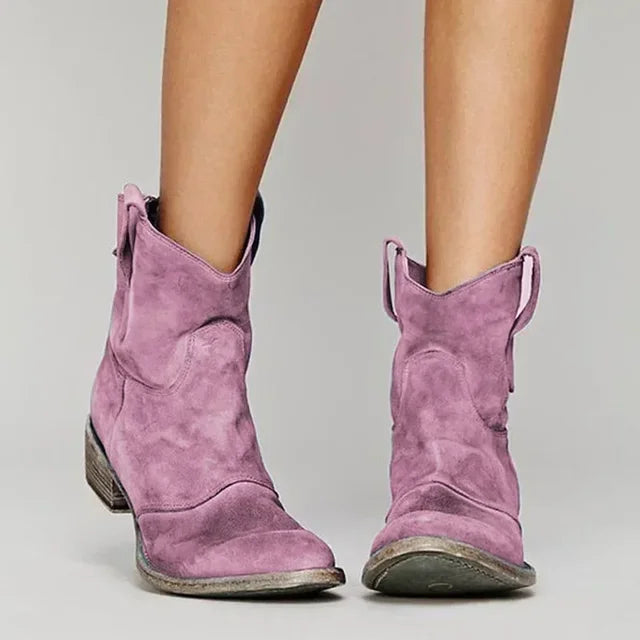 Zinny | Vintage Western Ankle Boots