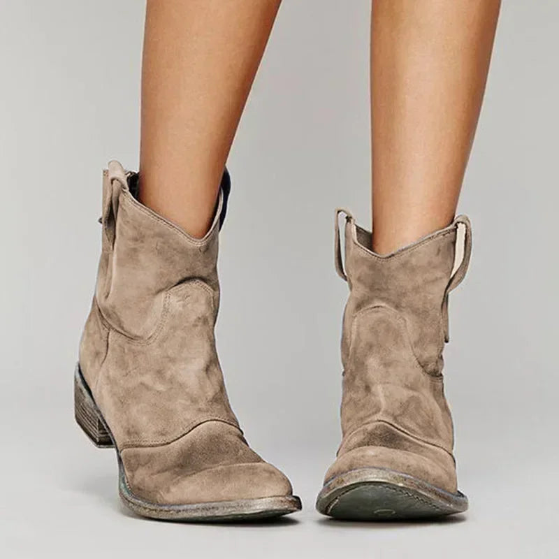 Zinny | Vintage Western Ankle Boots