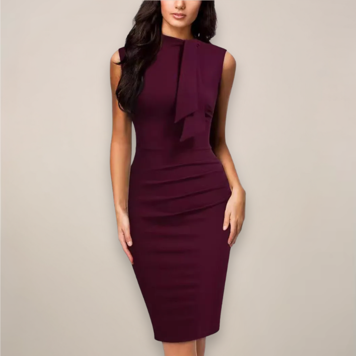 Alyssa | Women Sleeveless Midi Dress