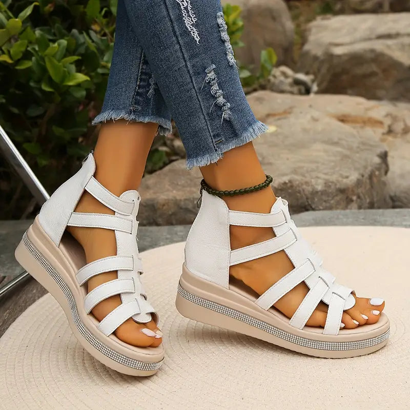 Axelle | Elegant Wedge Sandals