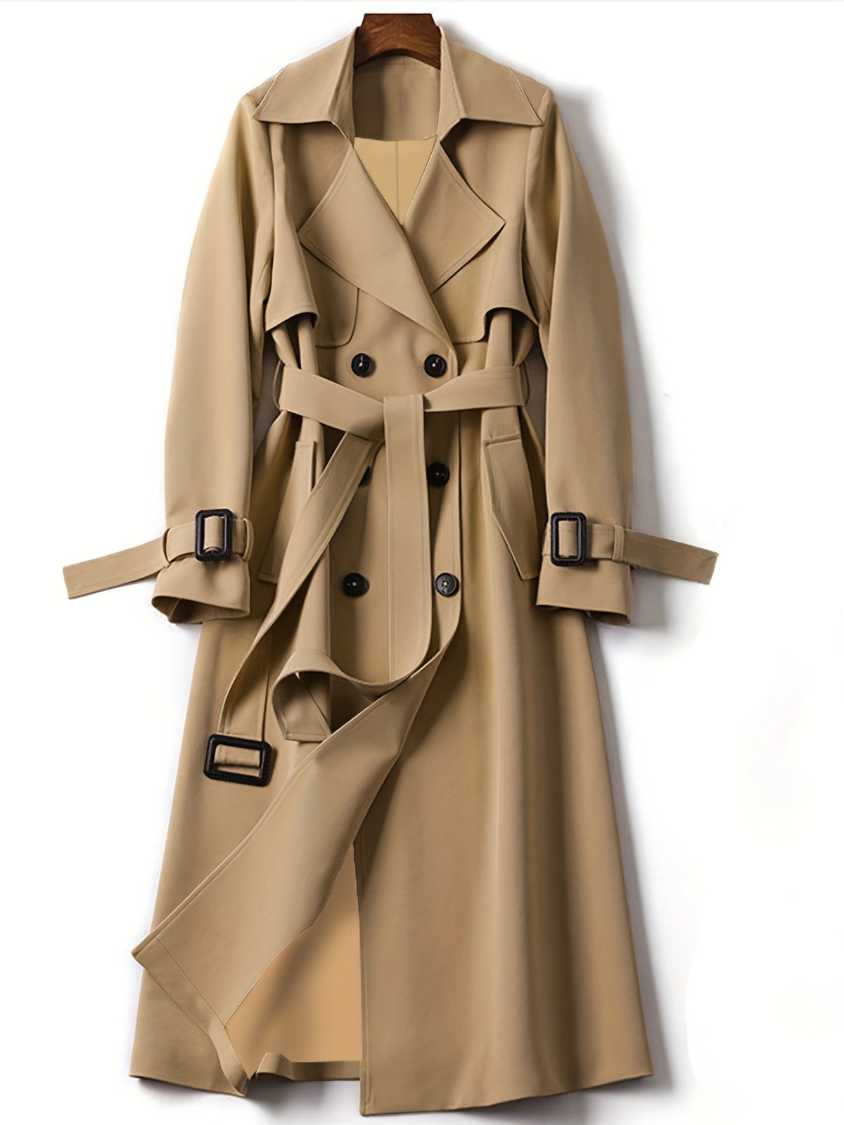 Caitlyn | Women’s Elegant Longline Office Trench Coat