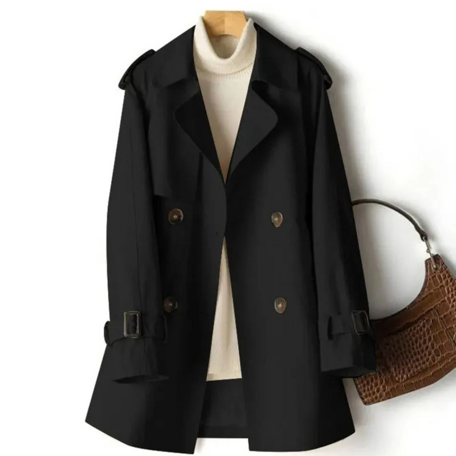 Chloe | Women’s Fashionable Belted Double-Breasted Coat