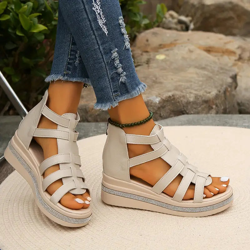 Axelle | Elegant Wedge Sandals