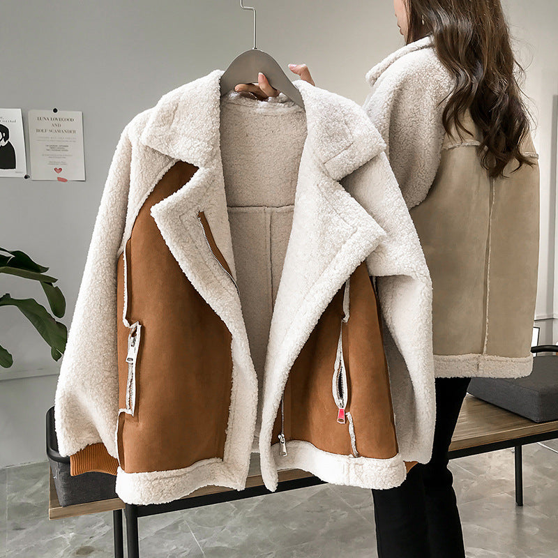 Brooklyn | Women's Soft Faux Shearling Oversized Coat