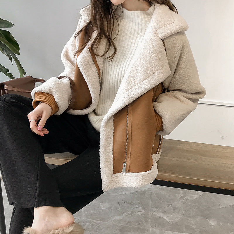 Brooklyn | Women's Soft Faux Shearling Oversized Coat